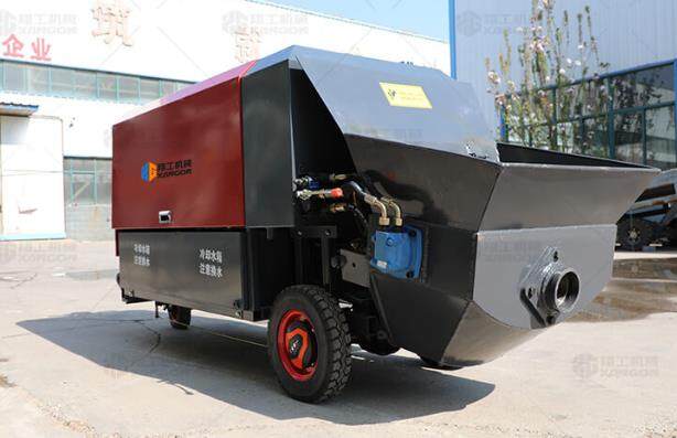 混凝土輸送泵，泵送后的工作不能落下